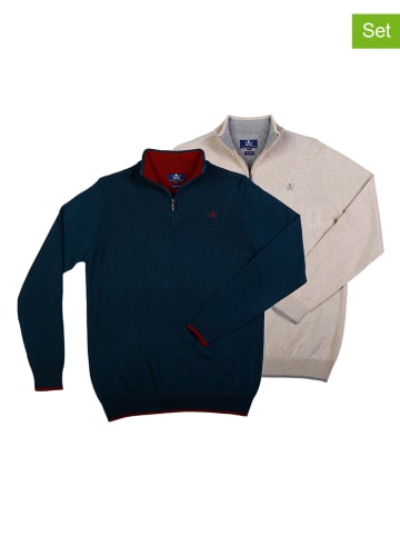 The Time of Bocha Swetry (2 szt.) w kolorze niebieskim i beżowym