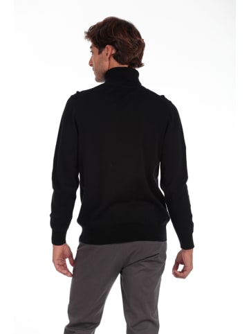 The Time of Bocha 2er-Set: Rollkragenpullover in Grau/ Schwarz