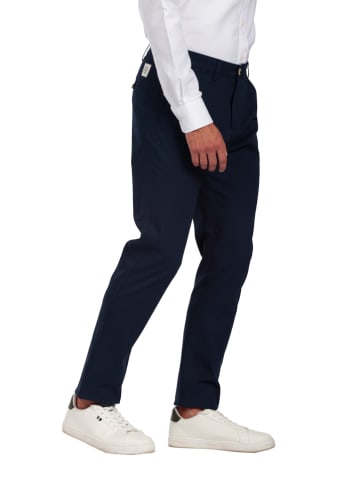 The Time of Bocha 2er-Set: Cargohose in Dunkelblau/ Beige