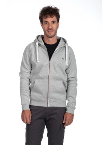 The Time of Bocha 2er-Set: Sweatjacken in Grau/ Dunkelblau