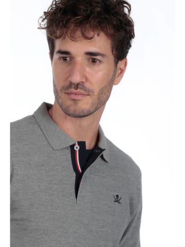 The Time of Bocha Koszulka polo w kolorze szarym