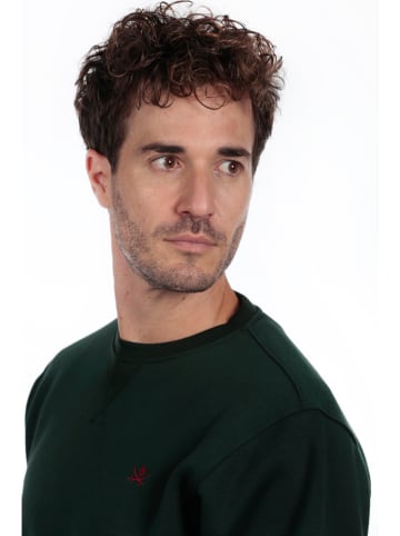 The Time of Bocha Sweatshirt in Dunkelgrün