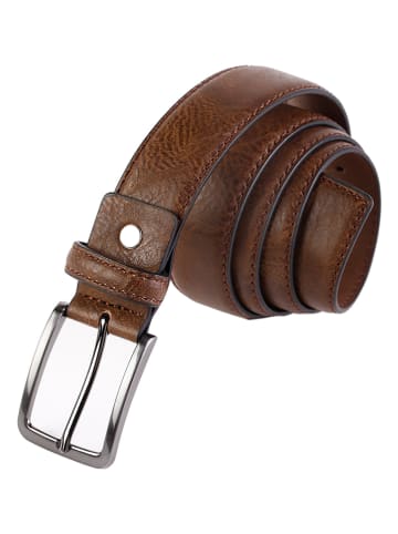 The Time of Bocha Leder-Gürtel in Hellbraun