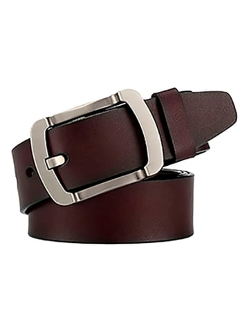 The Time of Bocha Skórzany pasek w kolorze brązowym