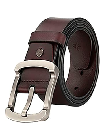 The Time of Bocha Skórzany pasek w kolorze brązowym