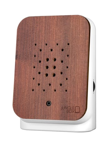 Zwitscherbox Junglebox in Braun - (B)8 x (H)12,2 x (T)4,7 cm