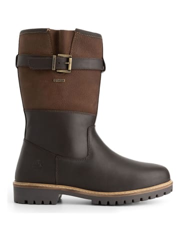 TRAVELIN' Leren boots "Fjaere" bruin