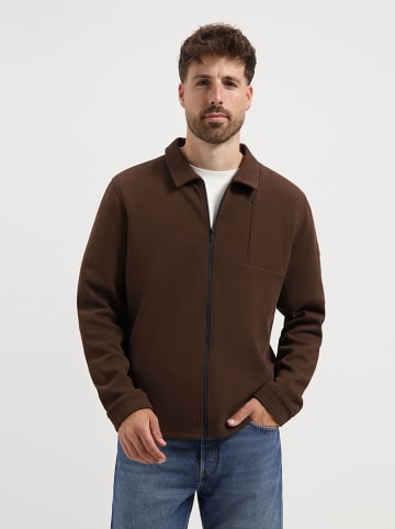TRAVELIN' Sweatjacke in Braun