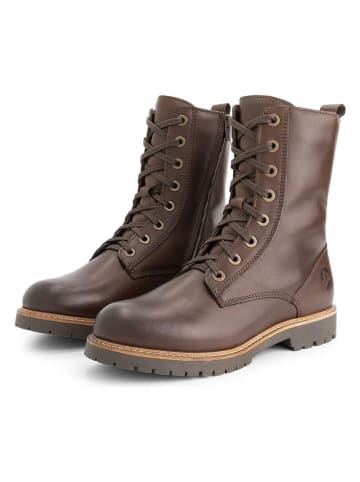 TRAVELIN' Leren boots bruin