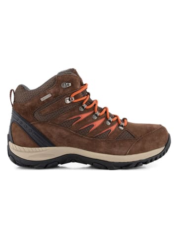 TRAVELIN' Leder-Trekkingschuhe "Skodborg" in Braun