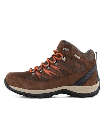 TRAVELIN' Leder-Trekkingschuhe "Skodborg" in Braun
