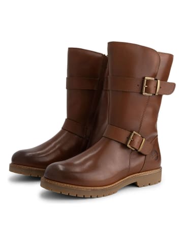 TRAVELIN' Leren boots bruin
