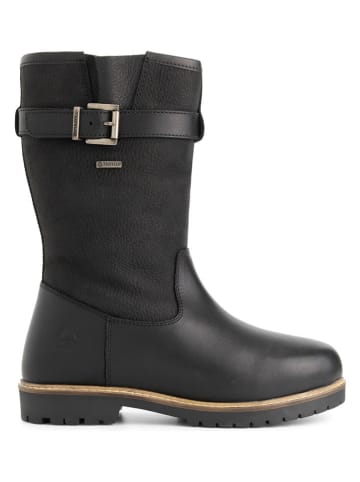 TRAVELIN' Leren boots "Vadso" zwart