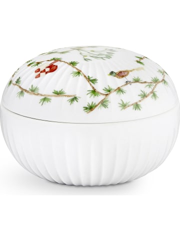 Kähler Bonbonniere "Hammershøi" in Weiß/ Grün - Ø 11,5 cm