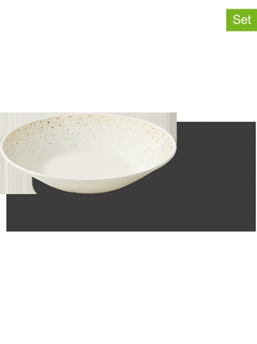 Rosendahl 4er-Set: Suppenteller "Moments" in Weiß - Ø 19 cm