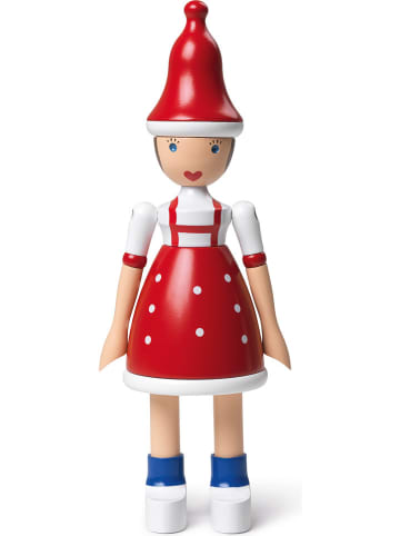 Kay Bojesen Decoratief figuur "Kerstvrouw Lise" rood/wit - (H)17,5 cm