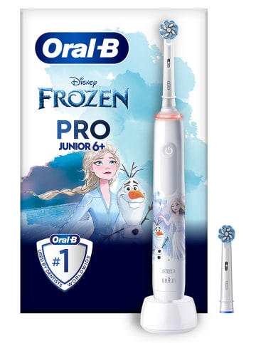 Oral-B Elektr. Zahnbürste "Junior Pro Frozen" in Weiß