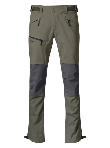 Bergans Trekking-Hybridhose "Fjorda" in Khaki/ Grau