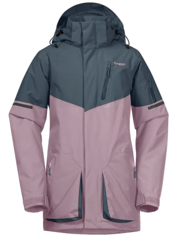 Bergans Ski-/snowboardjas antraciet/lichtroze