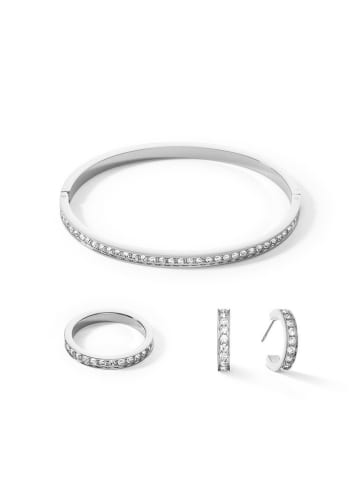 COEUR DE LION Gecoate ring met kristallen