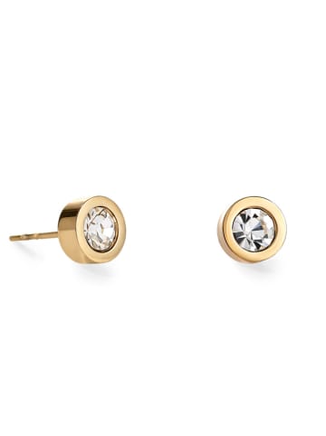 COEUR DE LION Beschicht. Ohrstecker mit Kristallen