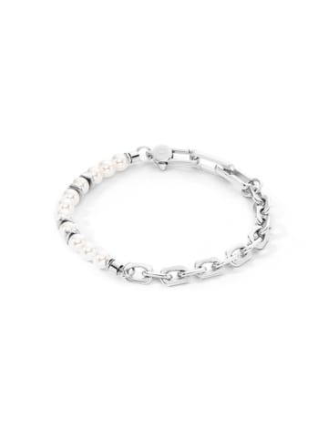 COEUR DE LION Gecoate armband met swarovski parels