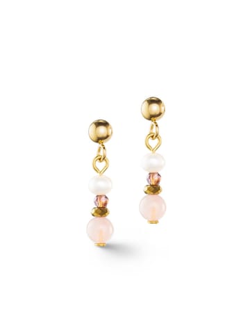 COEUR DE LION Beschicht. Ohrstecker mit Perlen