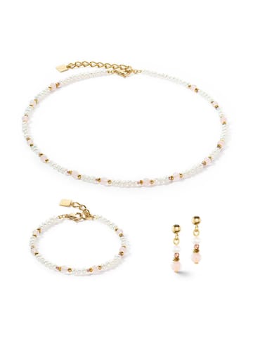 COEUR DE LION Gecoate oorstekers met parels