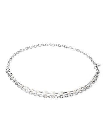 COEUR DE LION Beschicht. Halskette mit Perlen - (L)68 cm