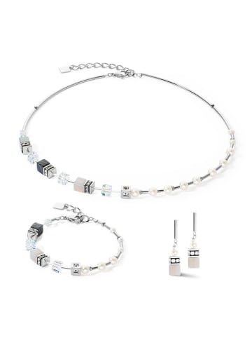 COEUR DE LION Gecoate ketting met parels - (L)42 cm