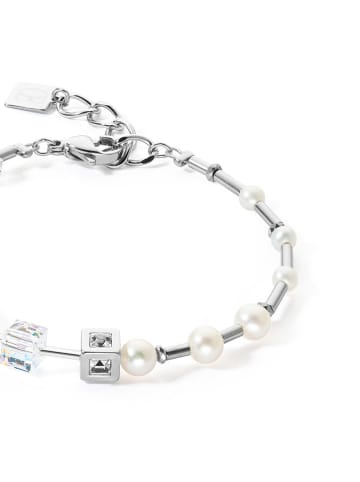 COEUR DE LION Gecoate armband met parels