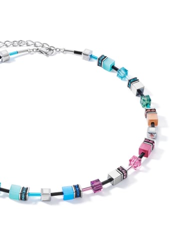 COEUR DE LION Beschicht. Halskette mit Swarovski Kristallen - (L)42 cm