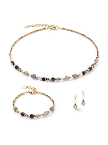 COEUR DE LION Gecoate oorstekers met swarovski kristallen