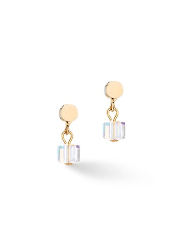 COEUR DE LION Gecoate oorstekers met swarovski kristallen