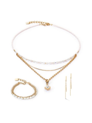 COEUR DE LION Beschicht. Ohrstecker mit Swarovski Kristallen