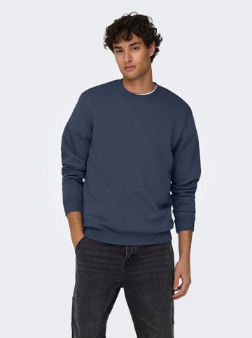 ONLY & SONS Sweatshirt "Ceres" in Dunkelblau