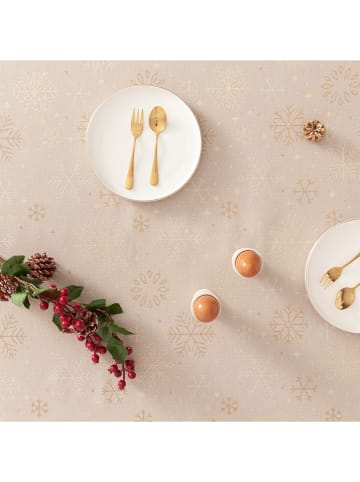 GAMUSI Tischdecke ''Sparkle'' in Beige