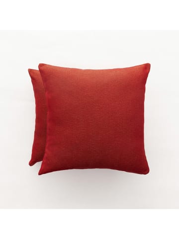 GAMUSI 2-delige set: kussenhoezen "Lights" rood