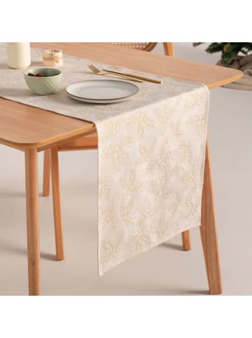 GAMUSI Tischläufer ''Holly'' in Creme