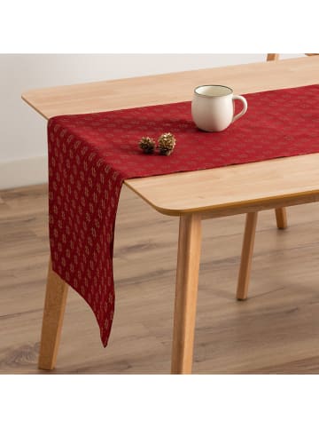 GAMUSI Tischläufer ''Merry Christmas'' in Rot