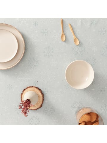 GAMUSI Tafelloper "Sparkle" lichtblauw/zilverkleurig