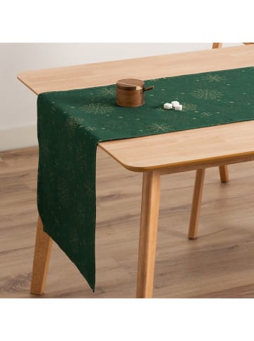 GAMUSI Bieżnik "Sparkle" w kolorze zielonym