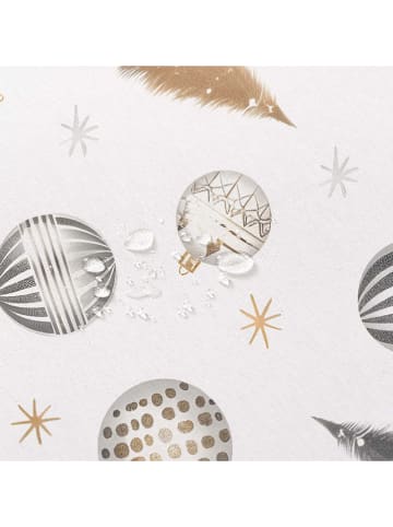 GAMUSI Obrus "Belia" w kolorze złoto-szarym