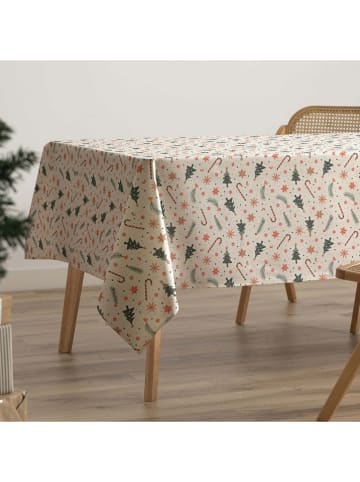 GAMUSI Tafellaken "Reed" beige/groen