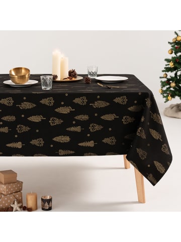 GAMUSI Obrus "Silvet" w kolorze czarno-złotym