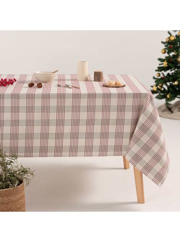 GAMUSI Obrus "Garnet" w kolorze beżowo-czerwonym