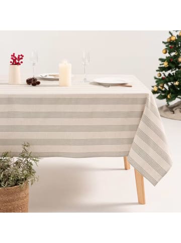 GAMUSI Tafellaken "Holwin" beige/groen