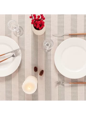 GAMUSI Obrus "Holwin" w kolorze beżowo-zielonym