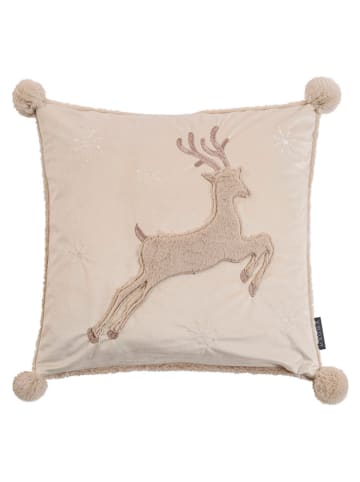 Magma Heimtex Kissenhülle "Rudolph" in Taupe - (L)45 x (B)45 cm