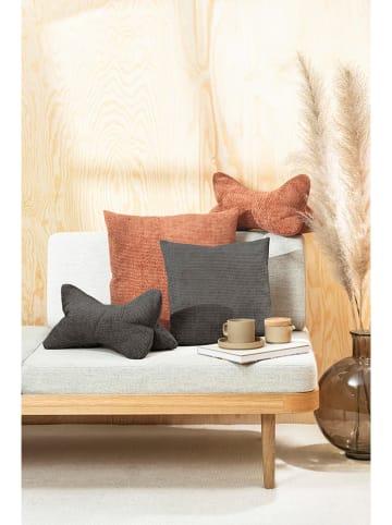 Magma Heimtex Poszewka "Arlo" w kolorze antracytowym na poduszkę - 40 x 40 cm